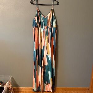 SHEIN Multicolor Wide Leg Jumpsuit